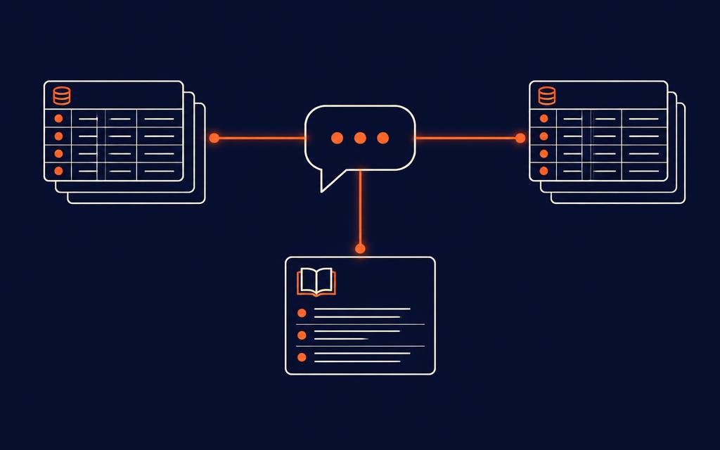 Illustration: De quoi un chatbot IA sur vos données d’entreprise a-t-il besoin pour répondre correctement ?